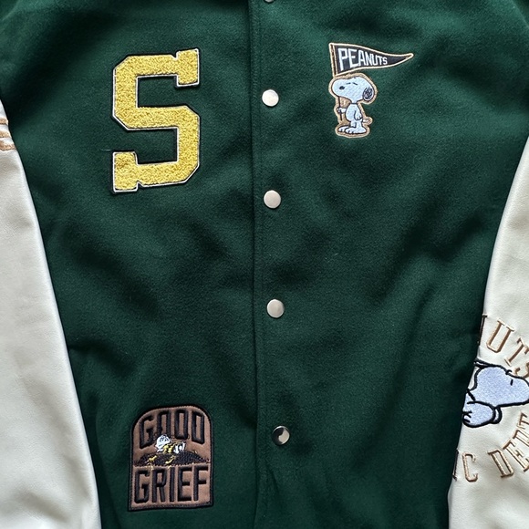 Aéropostale Peanuts Snoopy Varsity Jacket - Picture 2 of 9
